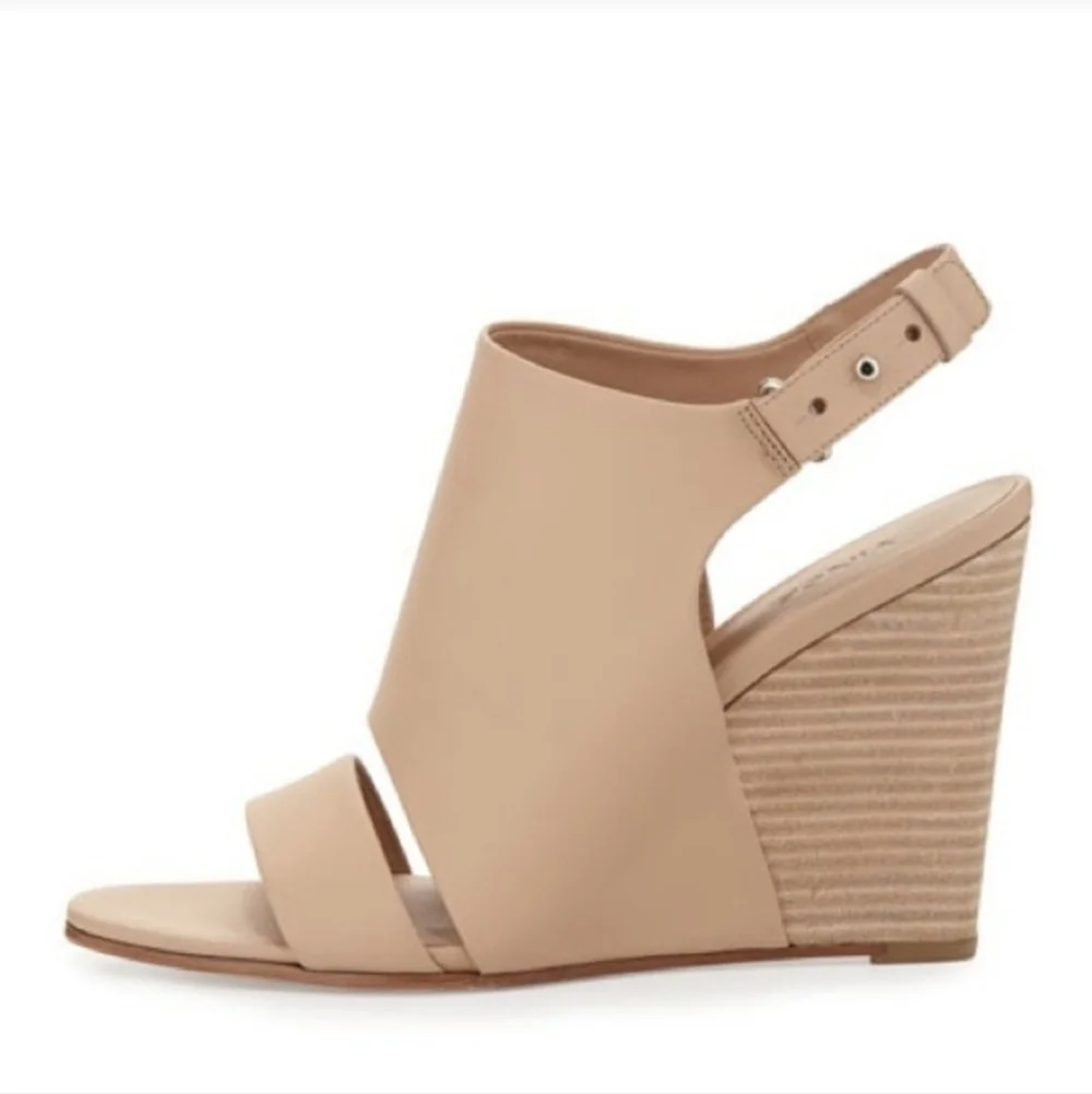Vince Karen Wedge Glove Sandal Size 9M